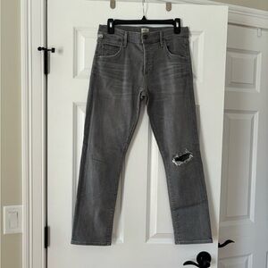 Citizens of Humanity, Emerson Slim Boyfriend grey jeans
